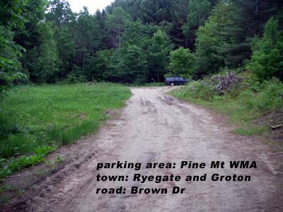 Pine Mt parking