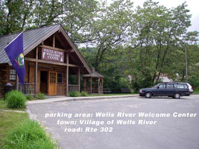 Wells River Welc Ctr parking