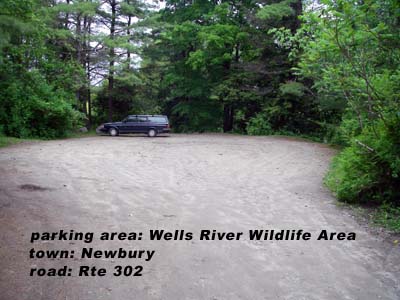 Wells River WMA parking