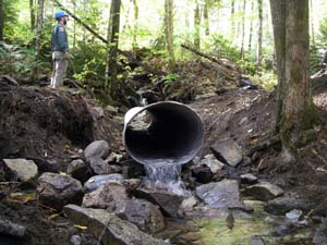 culvert started