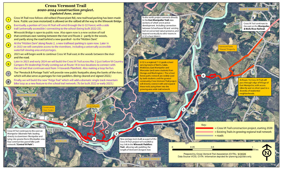 map of trail project