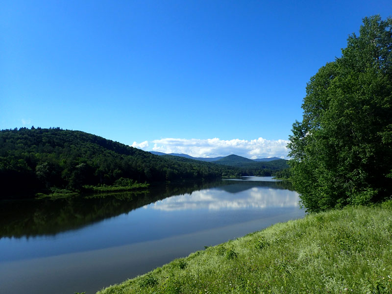 Wrightsville Rerservoir and mountains