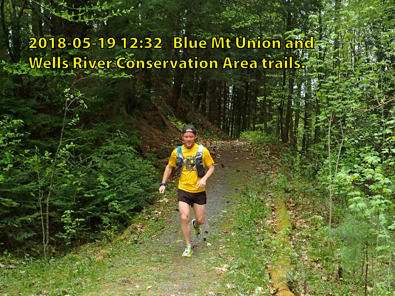 Rob Rives runs across Vt