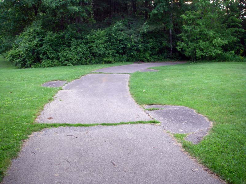 bikepath paved rough