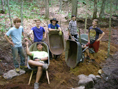 volunteer trail crew